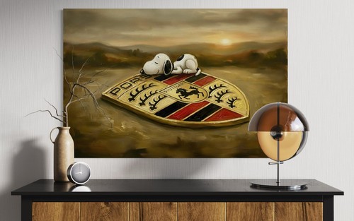 Quadro tela snoopy colorato - quadro,