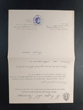 documento originale storico NOMINA Casardi a segretario firma Mussolini 1933