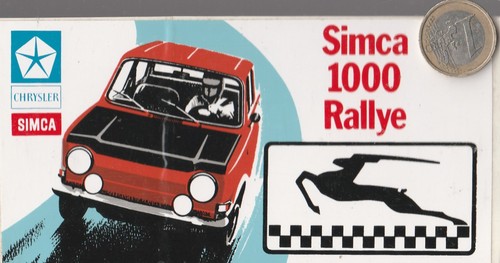 Automobile simca rallye - automobile.,