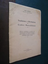 Dino Grandi ; TRADIZIONE E