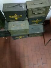 Cassetta Metallo Militare Portamunizioni 1500 Vintage