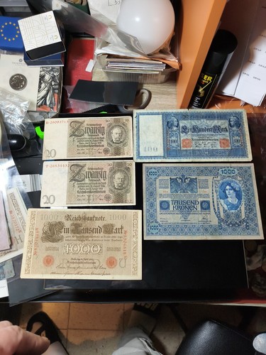 Lotto banconote germania 20 - 5,