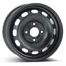 Cerchi in ferro KFZ ALCAR STEEL 15" 6J 4x108 ET 47.5 63.4 NERO