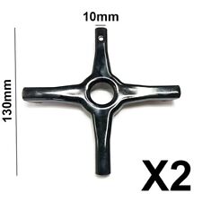 2 riduttore riduzione 4 punte smaltata 130mm x fornello cucine piano cottura gas