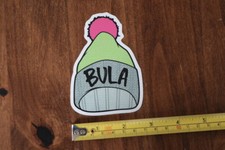 BULA Ski Hat Toque STICKER