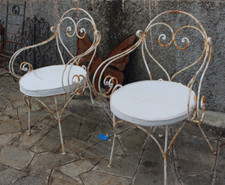 2 POLTRONA '900 IN FERRO PIENO