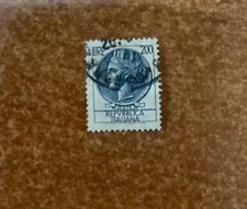 FRANCOBOLLO RARO POSTE  REPUBBLICA ITALIANA 200 LIRE