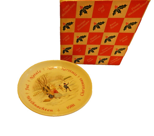 Piatto natale 1981 - di,