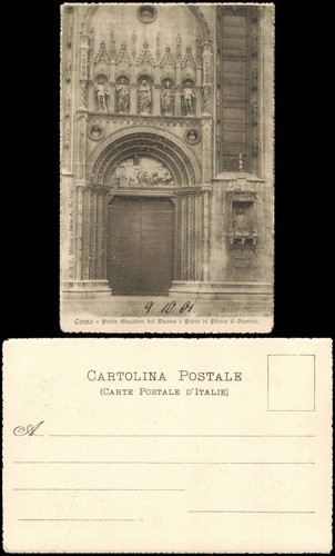 Como porta maggiore del duomo - como,