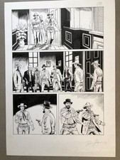 Rossano Rossi  TEX  Tavola Originale del N 751  , "Condanna Senza Appello"