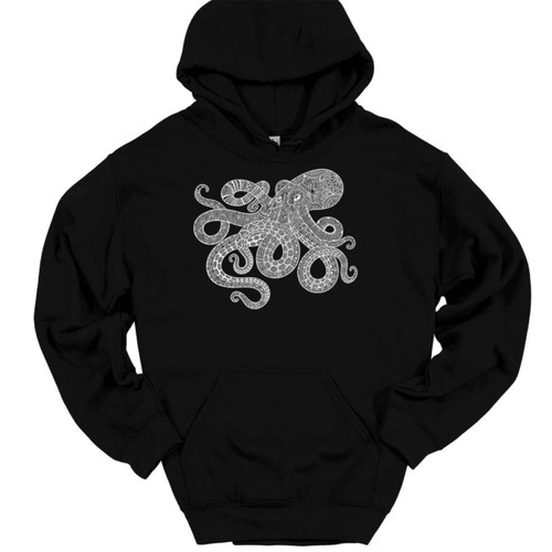 Felpa con cappuccio octopus - cappuccio,