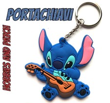 portachiavi chitarra gomma