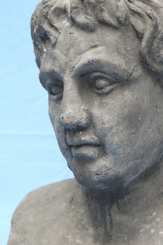 Scultura antica busto - busto, uomo