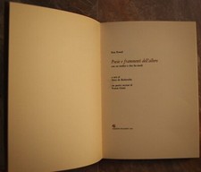 Pound Ezra: POESIE E FRAMMENTI DELL'ALBERO. CON UN INEDITO E DUE FACSIMILI. 1983