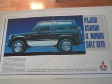advertising Pubblicità 1989 MITSUBISHI PAJERO TURBO DIESEL