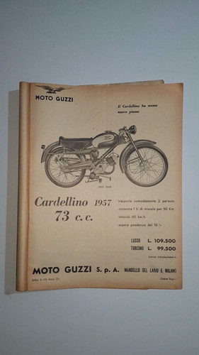 Pubblicita moto guzzi - pubblicita',