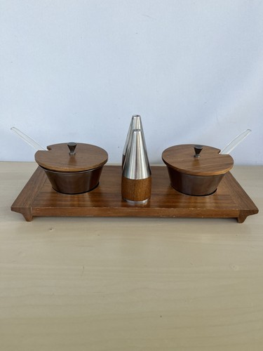 Set condimenti acciaio inox