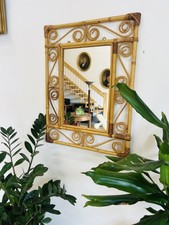 Miroir rectangulaire en bambou