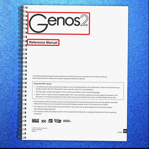 Yamaha genos reference - genos,