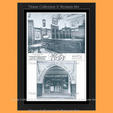 Anni ' 20  * Pubblicità Originale "Navigazione Generale Italiana, Uffici Passegg