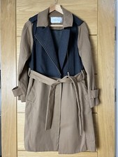 Trench coat bicolore Bimba Y