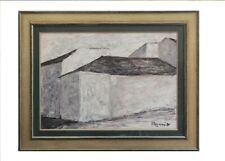 Gian Franco PAGANI Locate Varesino QUADRO DIPINTO OLIO TELA "Case nel Varesotto"