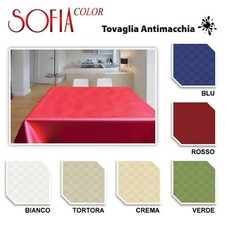 Tovaglia antimacchia NO STIRO 5 misure tinta unita SOFIA COLOR