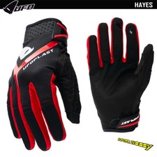 GUANTI CROSS ENDURO UFO PLAST HAYES NERO ROSSO