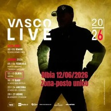 Biglietto vasco rossi olbia - vasco,