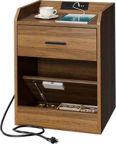Comodino moderno con - , cassetto