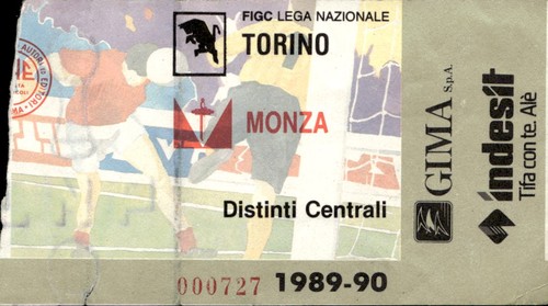 Biglietto ticket stadio torino - biglietto,