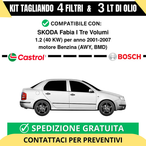 Tagliando per skoda fabia - fabia, i