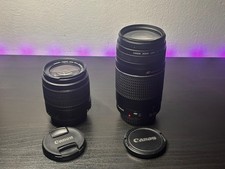 Canon EF 75-300mm f/4-5.6 III USM & Canon EF 18-55mm f/3.5-5.6 II