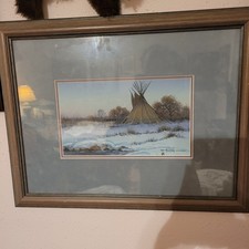 ARTURO GARCIA Dove vagano i bufali giclée firmato e incorniciato