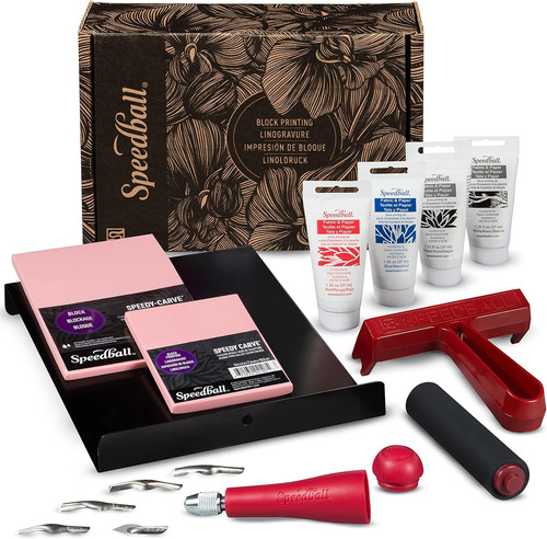 Kit stampa linocut deluxe 14 - kit,