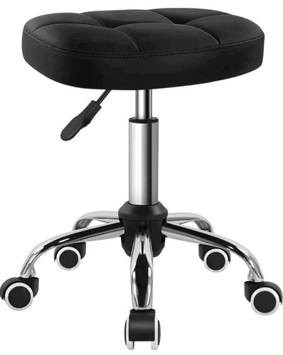 Black minimalist swivel stool - minimalist,