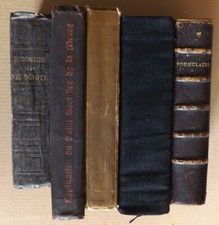 LOTTO CINQUE LIBRI PRIMI NOVECENTO - 1900-09-03-04-11 - Vedi descr. (L- Fr. 1)