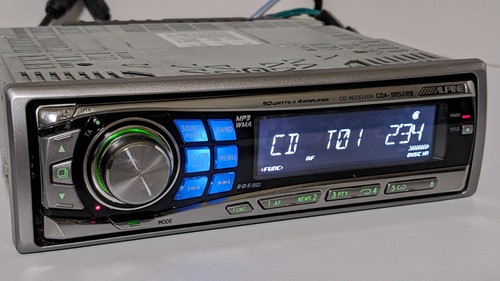 Alpine cda 9852rb aux cd - alpine,