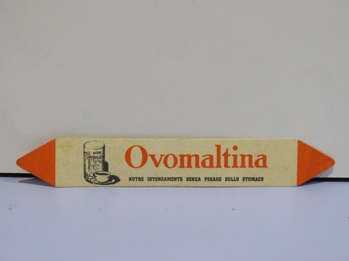 Vecchio segnalibro ovomaltina - segnalibro,