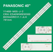 KIT 3 BARRE STRIP 8 LED TV
