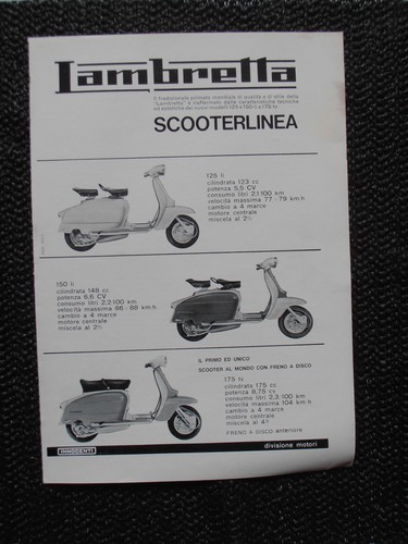 1962 lambretta 125 150 - lambretta,
