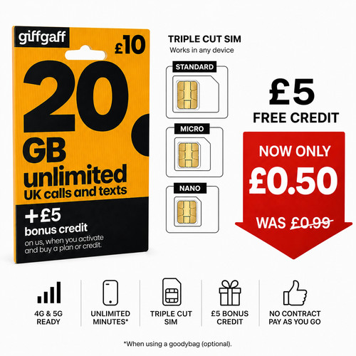 Giffgaff scheda sim - giffgaff,