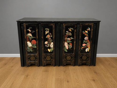 Credenza cinese decorata - decorata, lacca