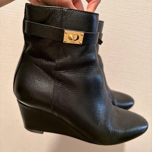 Stivali fendi pelle neri da - in,