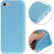 Custodia Protettiva TPU per Cellulare Apple IPHONE 5C Blu