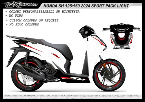 Adesivi stickers kit per honda - adesivi,