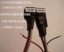 CAVO INTERFACCIA COR PER PONTE RIPETITORE GM 340 ,  GM 360 ,  GM 380  MOTOROLA  