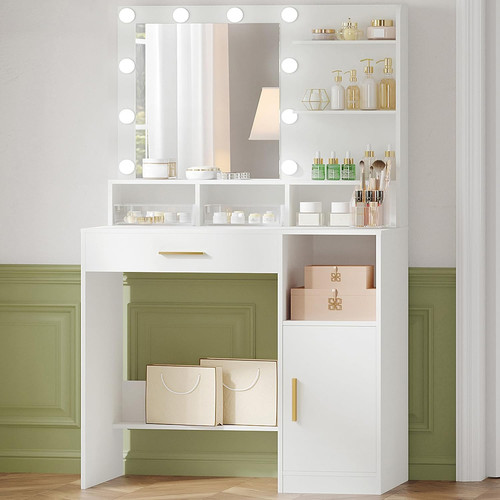 Comodino con specchio 10 - con, e