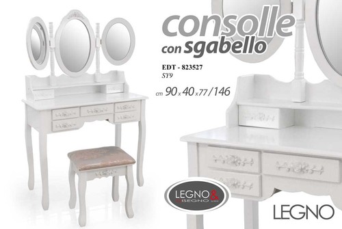 Consolle principessa specchio - consolle,