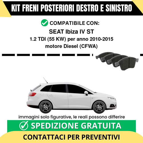 Pastiglie freno posteriori - pastiglie,
